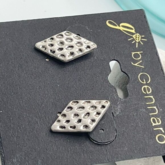 G by Gennaro simple silver post Earrings $16ea / 3 for $25 - Picture 2 of 3